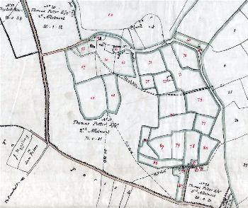 Segenhoe on the inclosure map of 1799 [MA15]